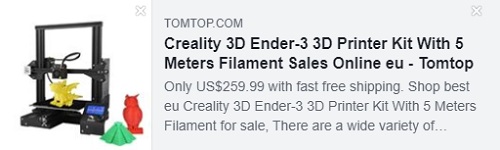 Creality 3D Ender-3 3D Printer Kit With 5 Meters Filament Price: $166.00 Delivered from EU Warehouse Creality 3D Ender-3 3D Printer Kit With 5 Meters Filament Price: $166.00 Delivered from EU Warehouse